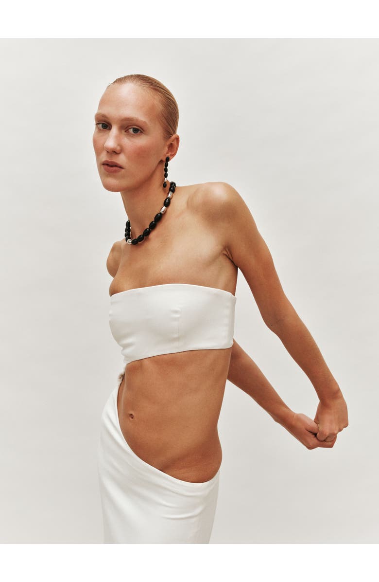 HEAVEN MAYHEM Clementine Necklace, Alternate, color, Black/Silver