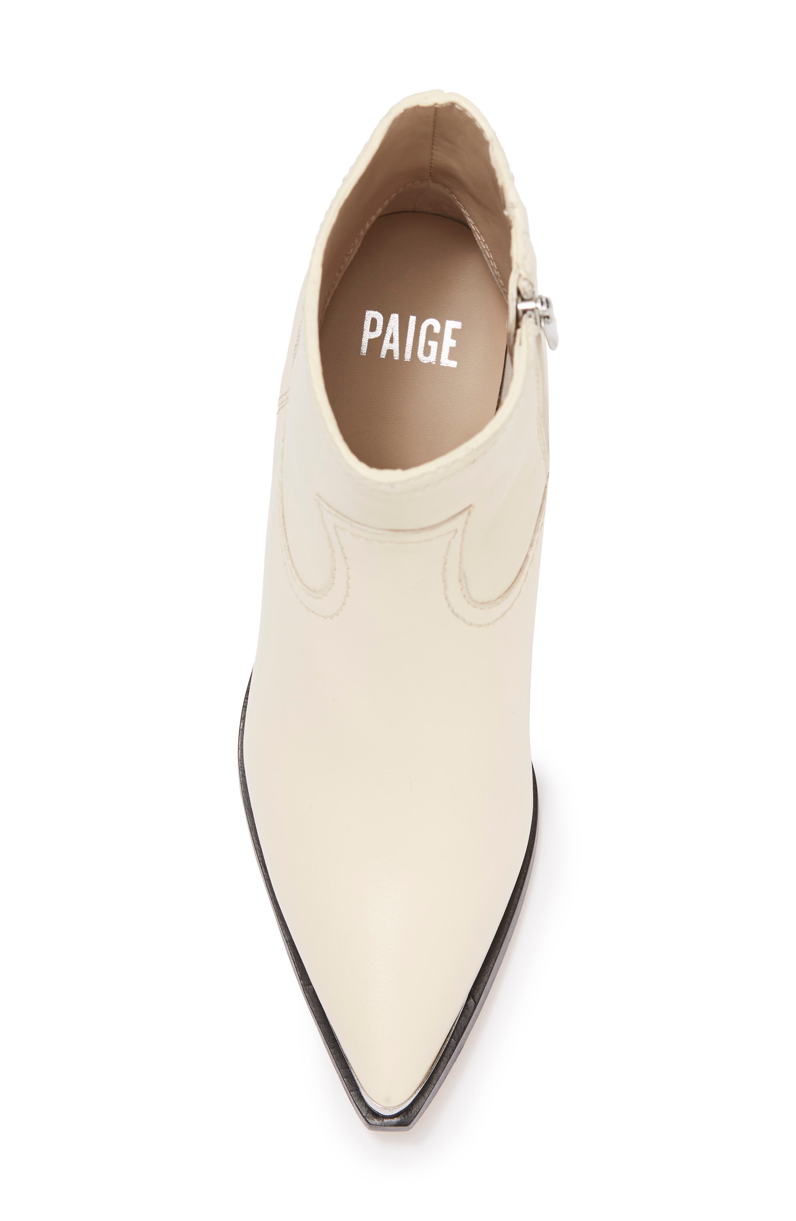 Lucy Leather Boot, Alternate, color, BONE