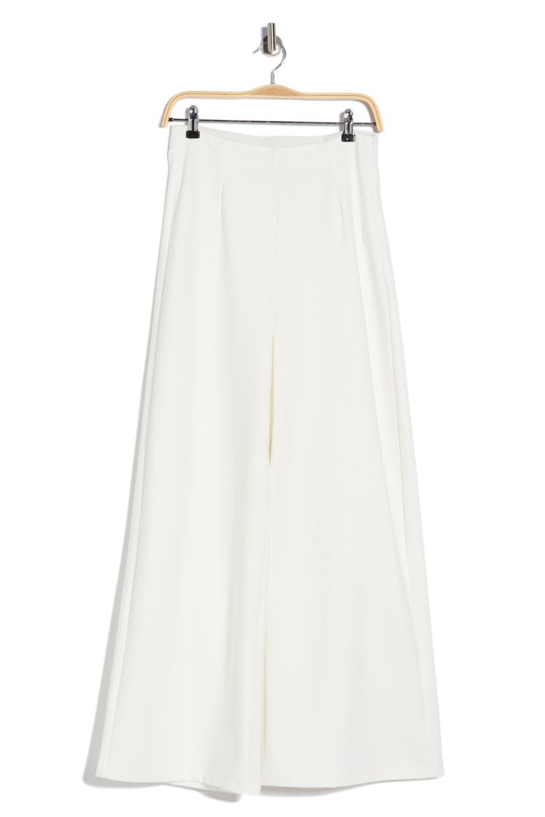 High Waist Wide Leg Ponte Pants, Alternate, color, SUMMER WHITE