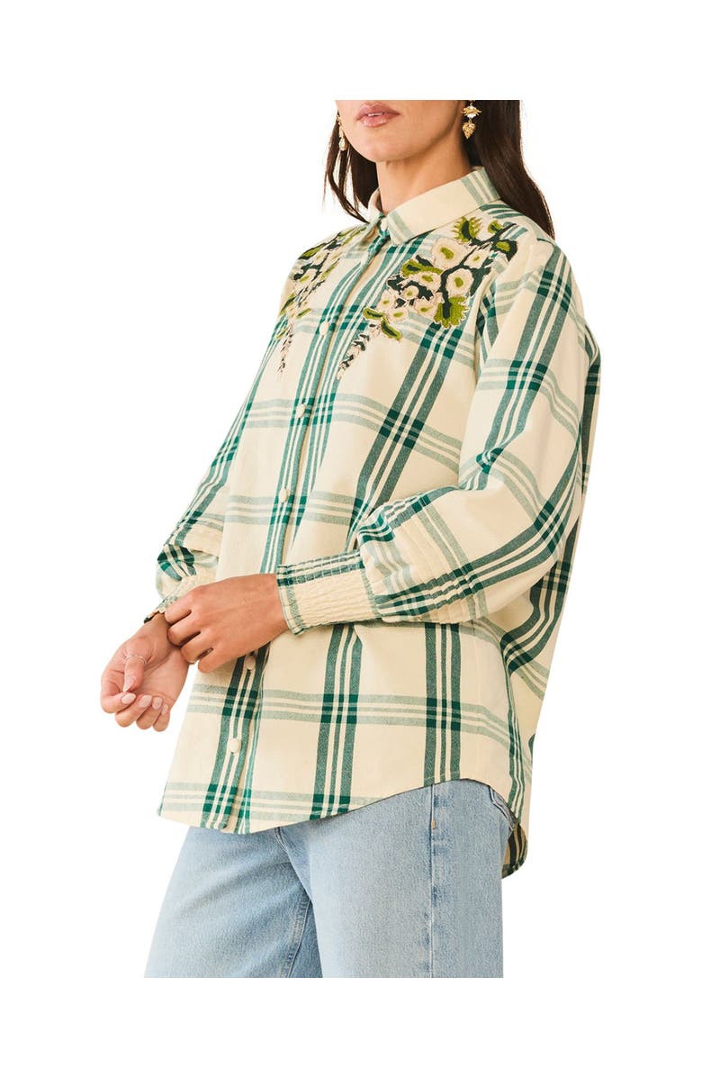 Eddy Butler Top x McKenzie Collaboration, Alternate, color, Green Plaid Larsen Floral