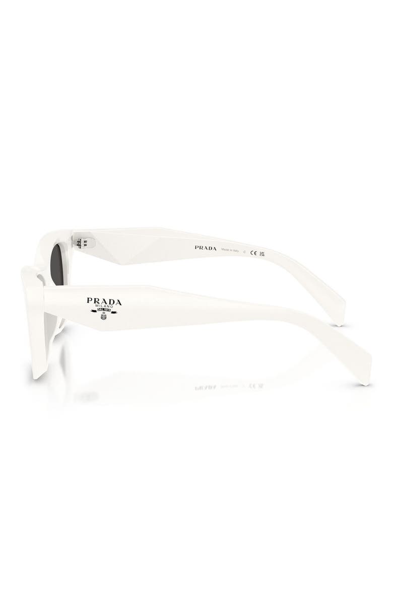 51mm Butterfly Sunglasses, Alternate, color, TALC / DARK GREY