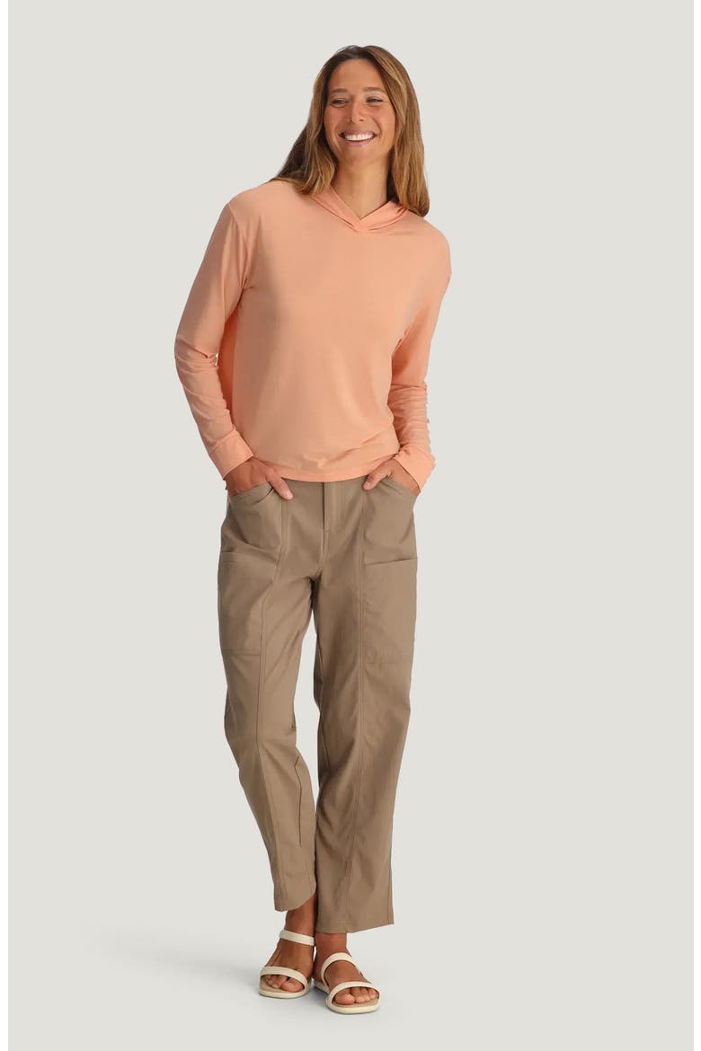 Elevate Lightweight Performance Hoodie, Alternate, color, LIGHT CORAL