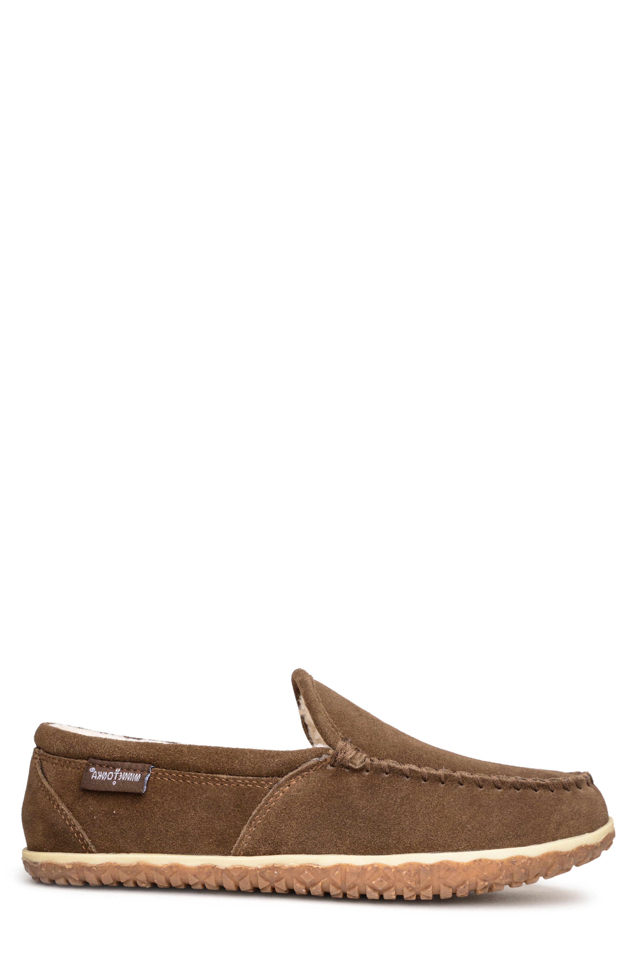 Tilden Faux Shearling Lined Slipper, Alternate, color, BROWN