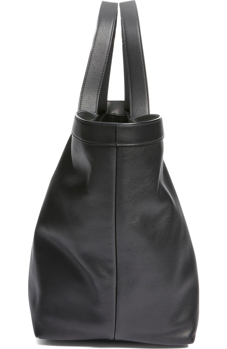 Saint Laurent Y Leather Tote, Alternate, color, Noir
