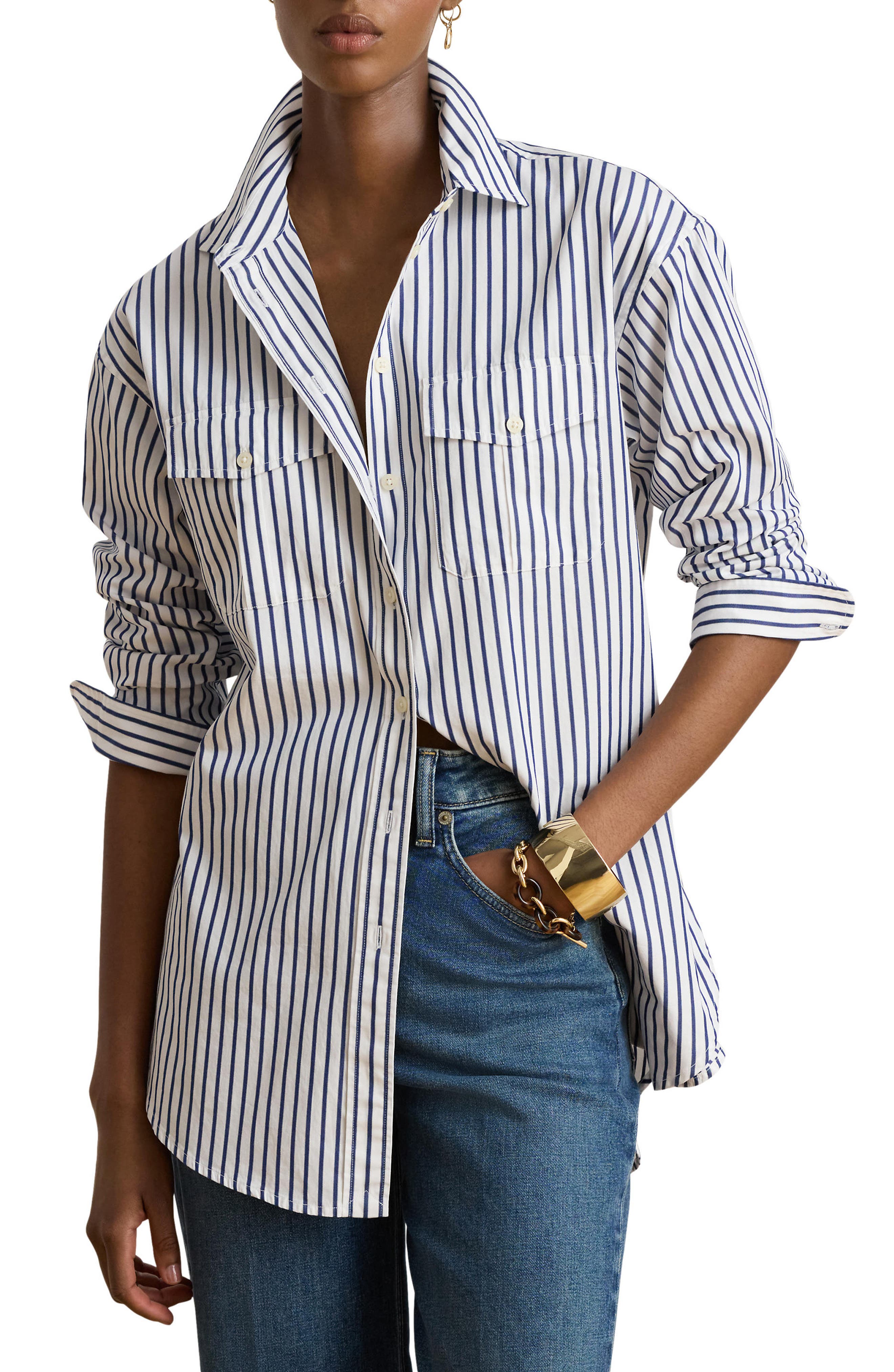 selected BLUE/ WHITE