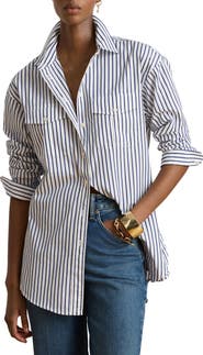 Lauren Ralph Lauren Durrell Cotton Button-Up Shirt