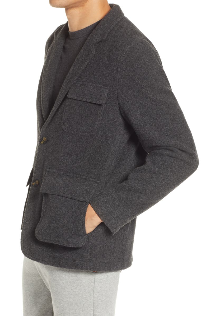 The Normal Brand Felted Blazer, Alternate, color,