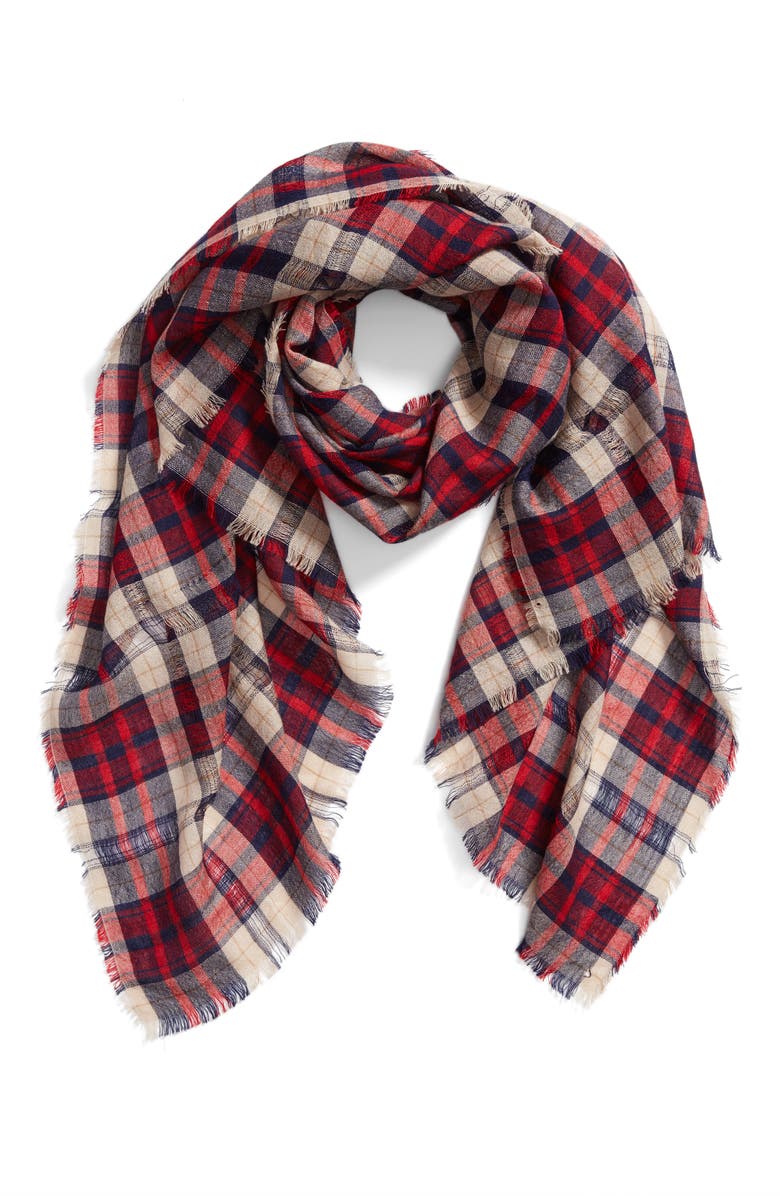 Shiraleah Christy Check Scarf, Alternate, color,