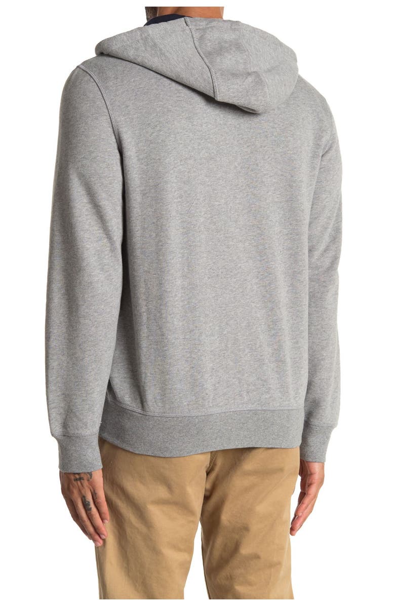 Nautica Fleece Zip Front Hoodie, Alternate, color, 