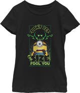 Minions & Monsters Girl's Minions & Monsters Don't Let My Size Fool You Graphic T-Shirt