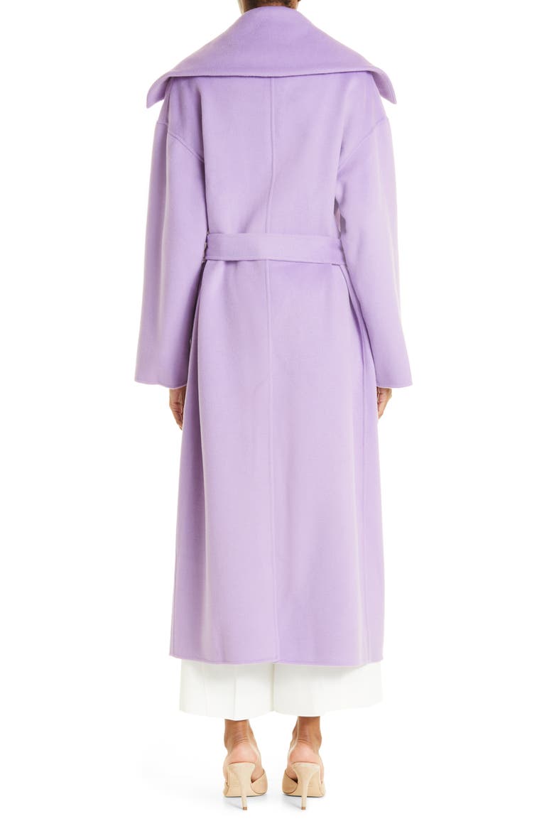 Soa Wool Wrap Coat, Alternate, color, LILAC