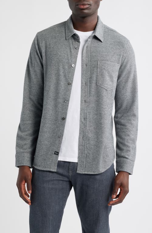 Rails Hawke Twill Button-up Shirt In Gray