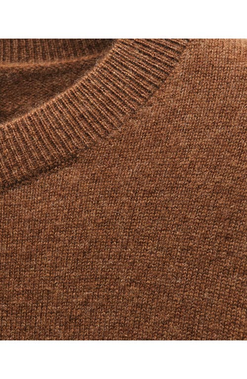 Mango Cashmere Sweater In Tobacco Brown