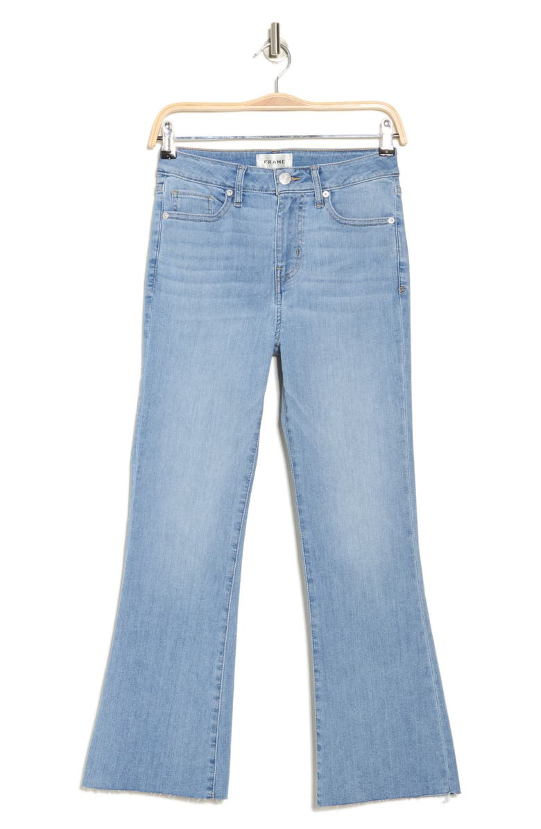 FRAME Raw Crop Mini Bootcut Jeans, Alternate, color, Wilson Raw After