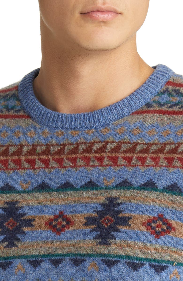Faherty Doug Good Feather Fair Isle Wool Sweater | Nordstrom