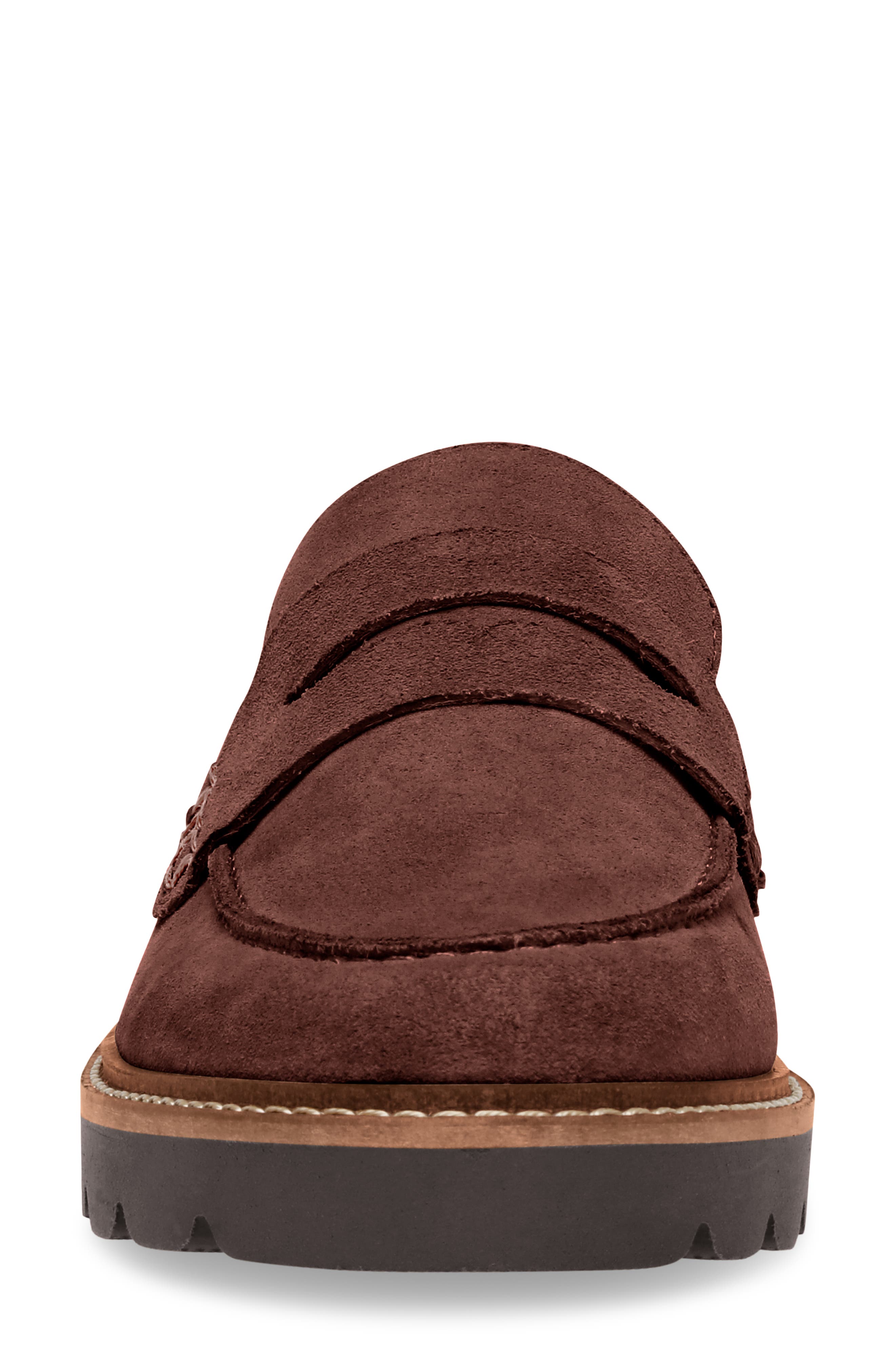 Emmylou Penny Loafer, Alternate, color, DK BROWN