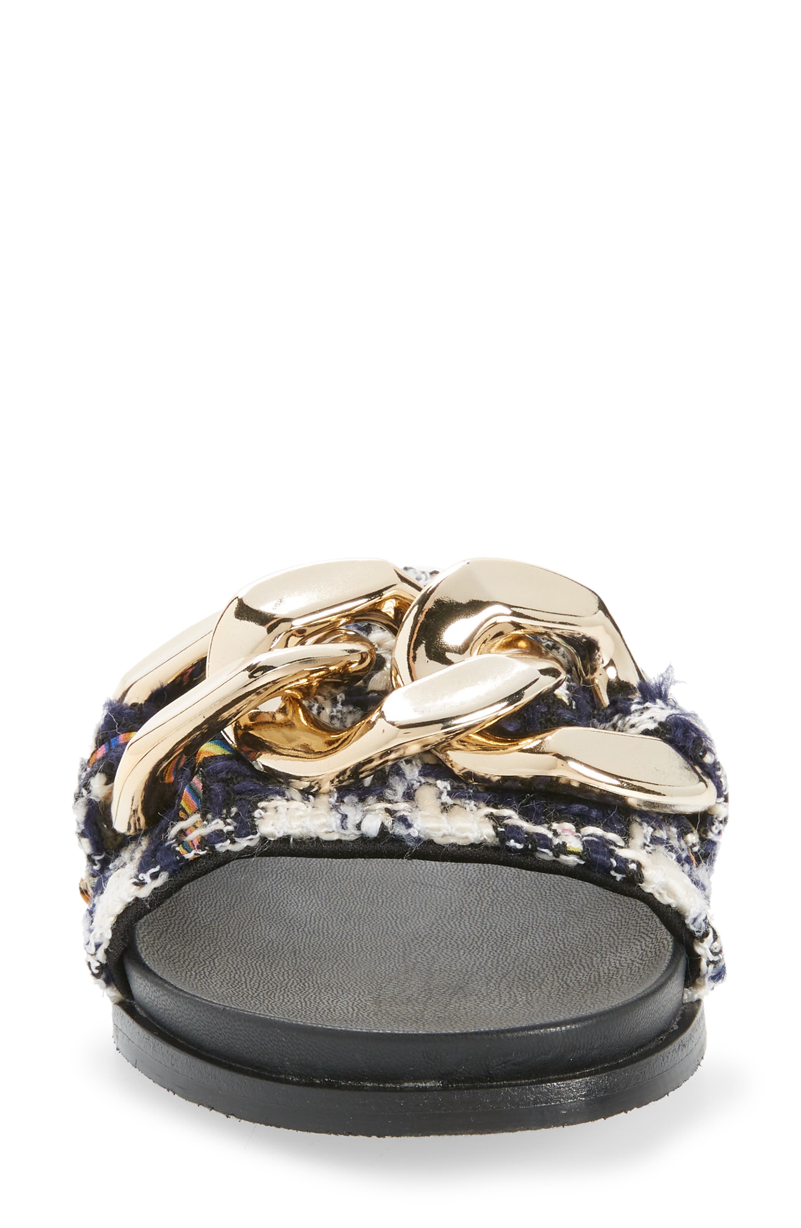 Delay Slide Sandal, Alternate, color, NAVY MULTI