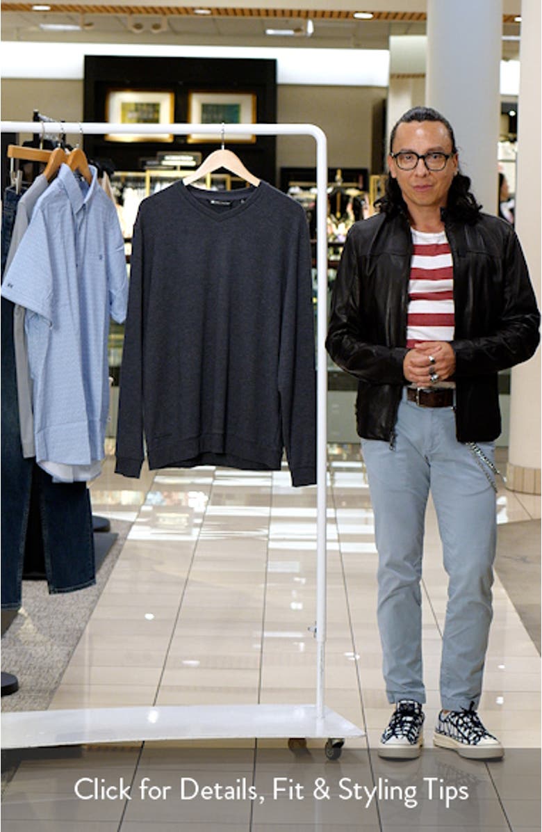 Amenities V-Neck Sweatshirt, sales video thumbnail