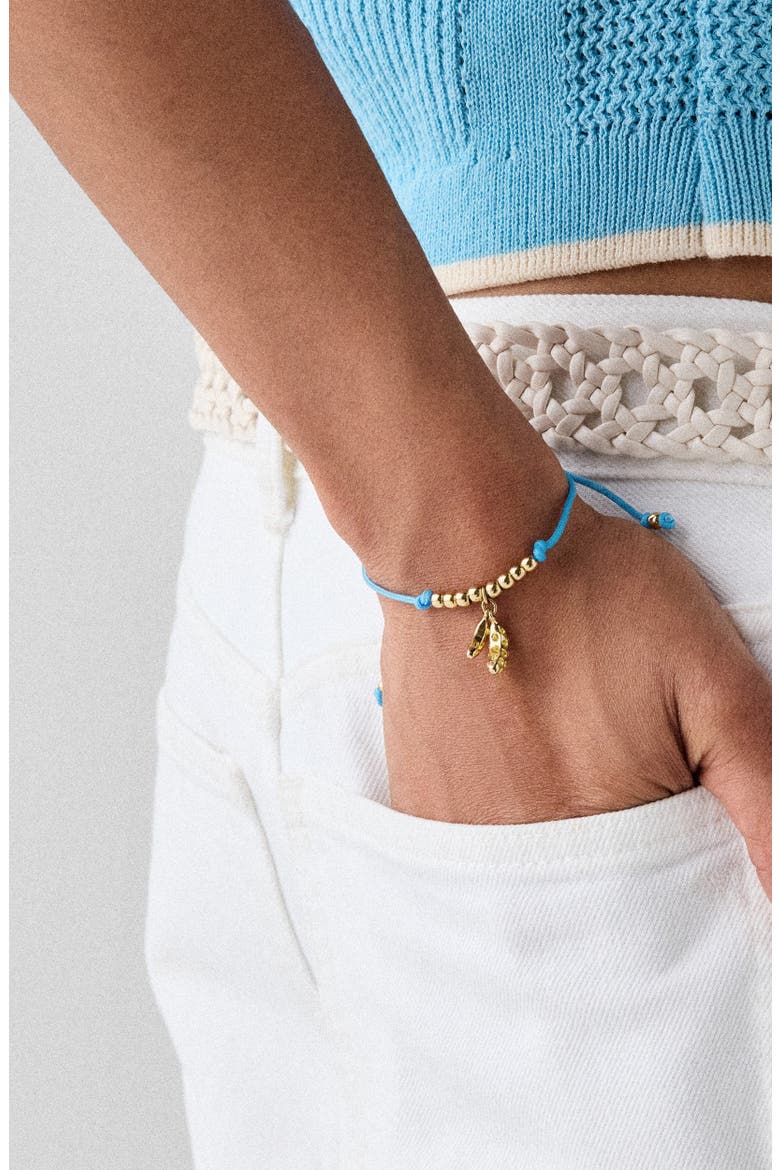 banana cord bracelet, Alternate, color, BLUE.