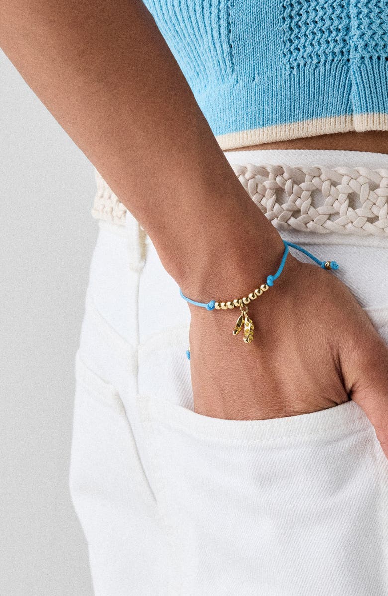 Kate Spade New York banana cord bracelet, Alternate, color, Blue.