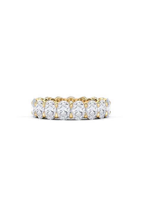 Oval Cut Lab Grown Diamond Eternity Band