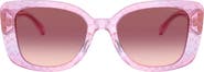 COACH 52mm Gradient Square Sunglasses