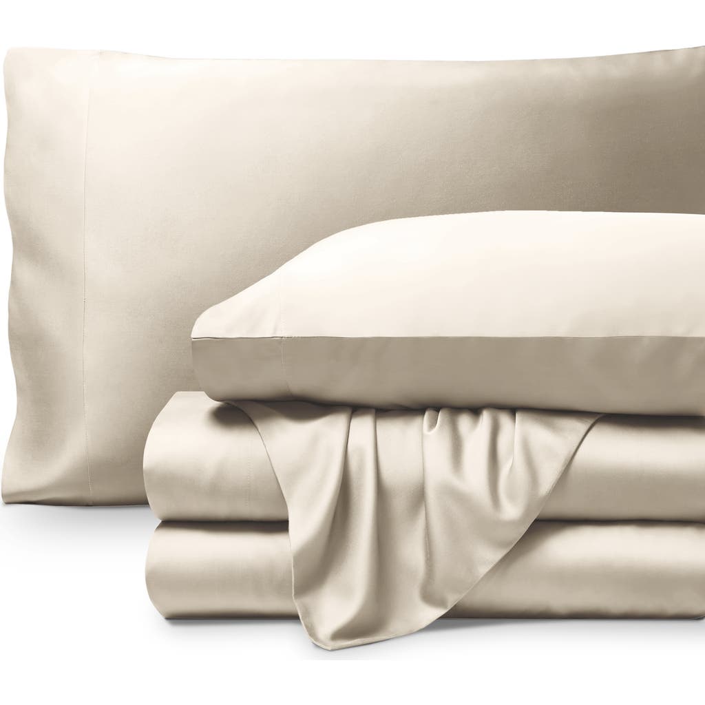 Bare Home Cooling Rayon Sheet Set In Neutral