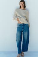 H&M Barrel Regular Waist Ankle Jeans
