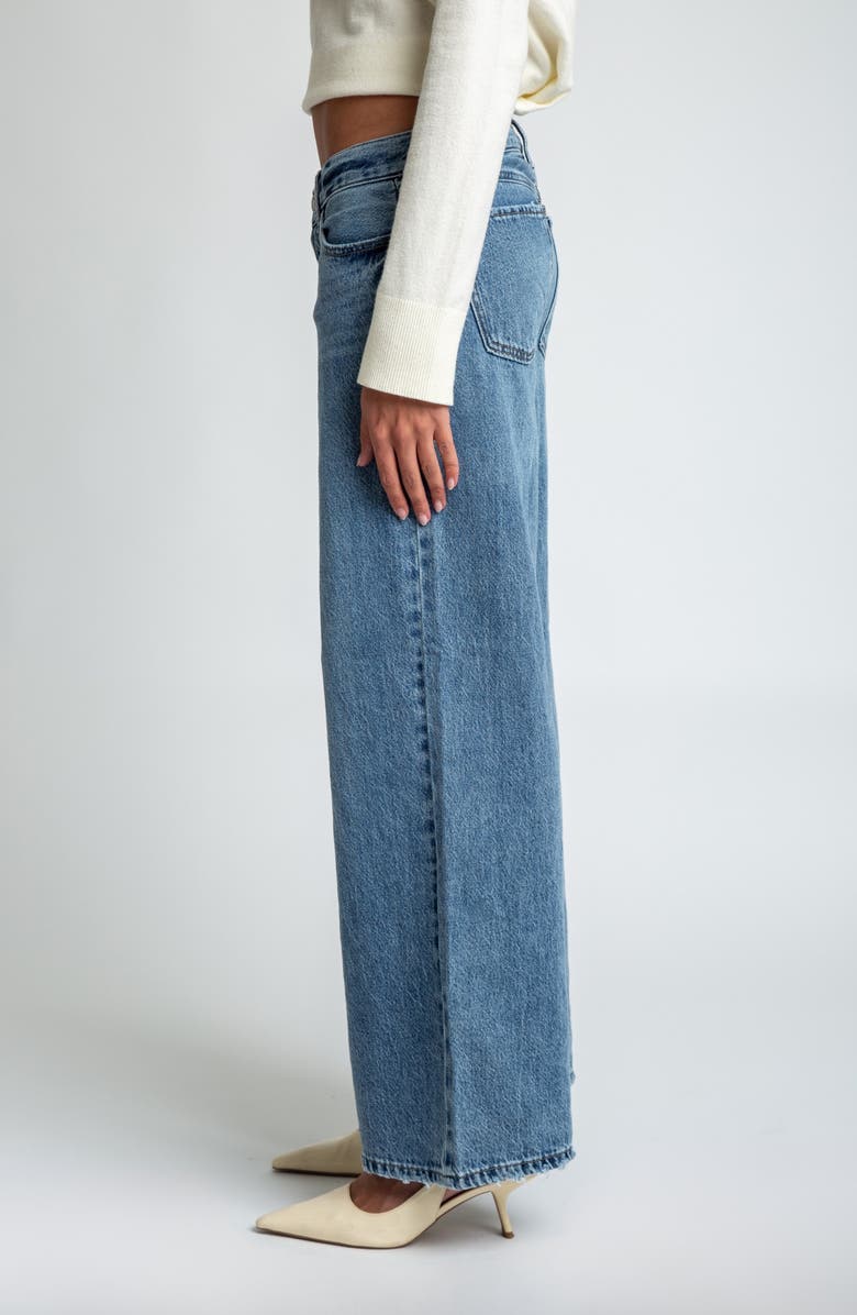 I Love Who I Am Mid Rise Wide Leg Jeans, Alternate, color, Indigo Medium