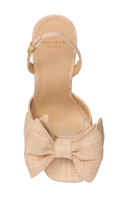 Kate Spade New York Beau Raffia Slingback Sandal