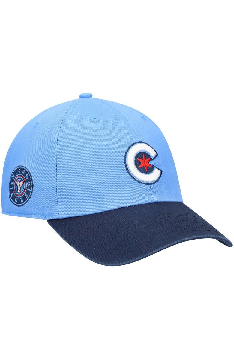 '47 Men's '47 Light Blue Chicago Cubs City Connect Clean Up Adjustable Hat, Main, color, 