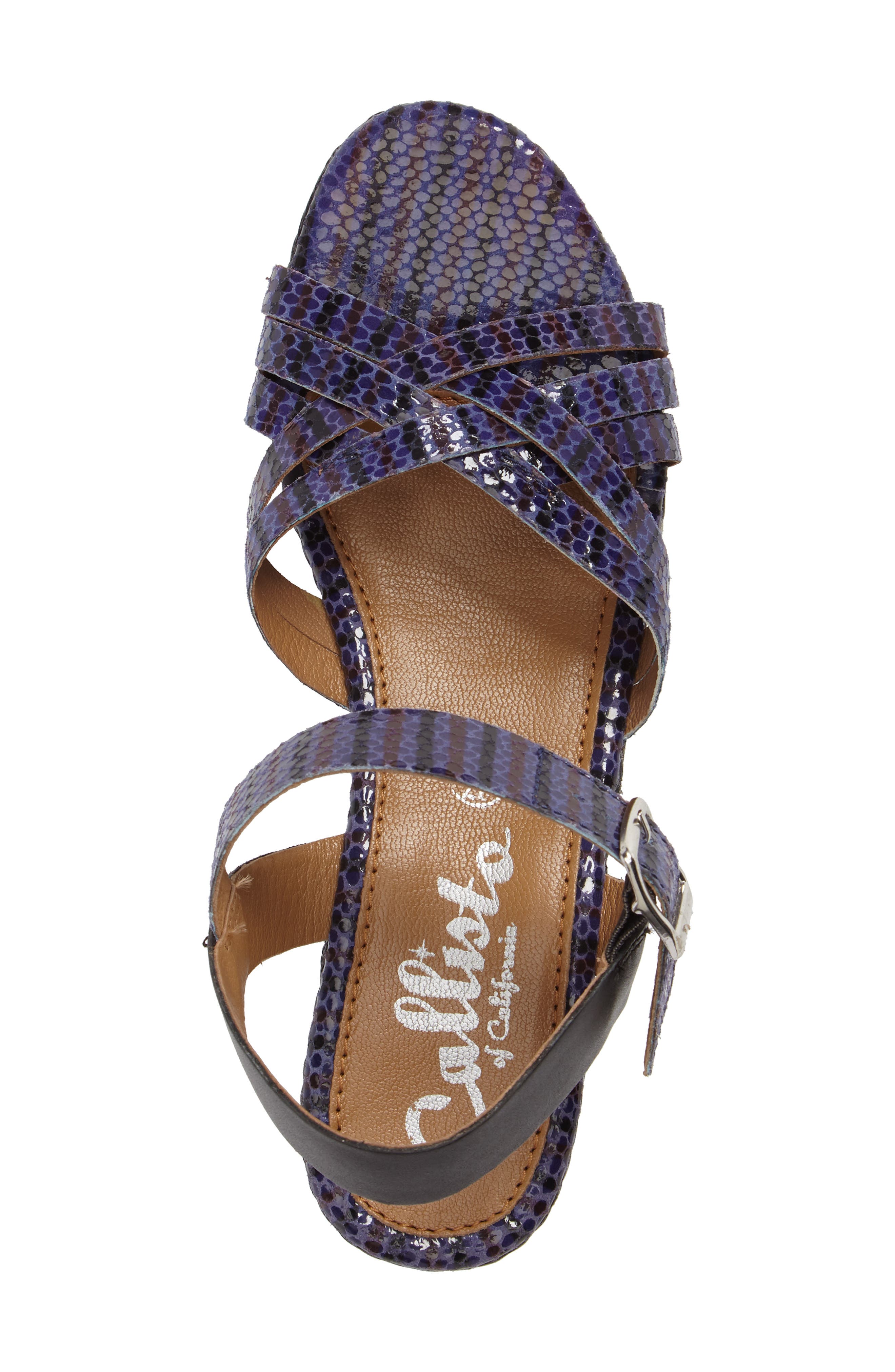 Callisto Valencia Platform Wedge Sandal, Alternate, color, 