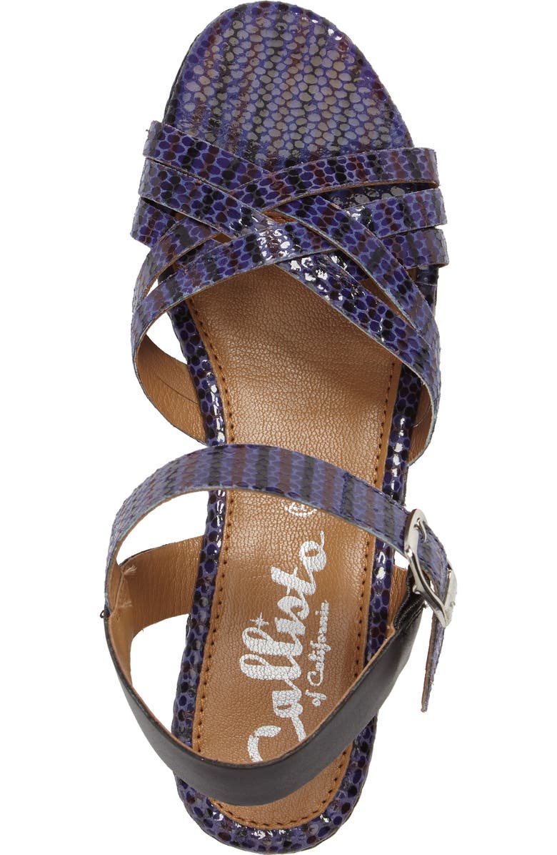 Callisto Valencia Platform Wedge Sandal, Alternate, color,