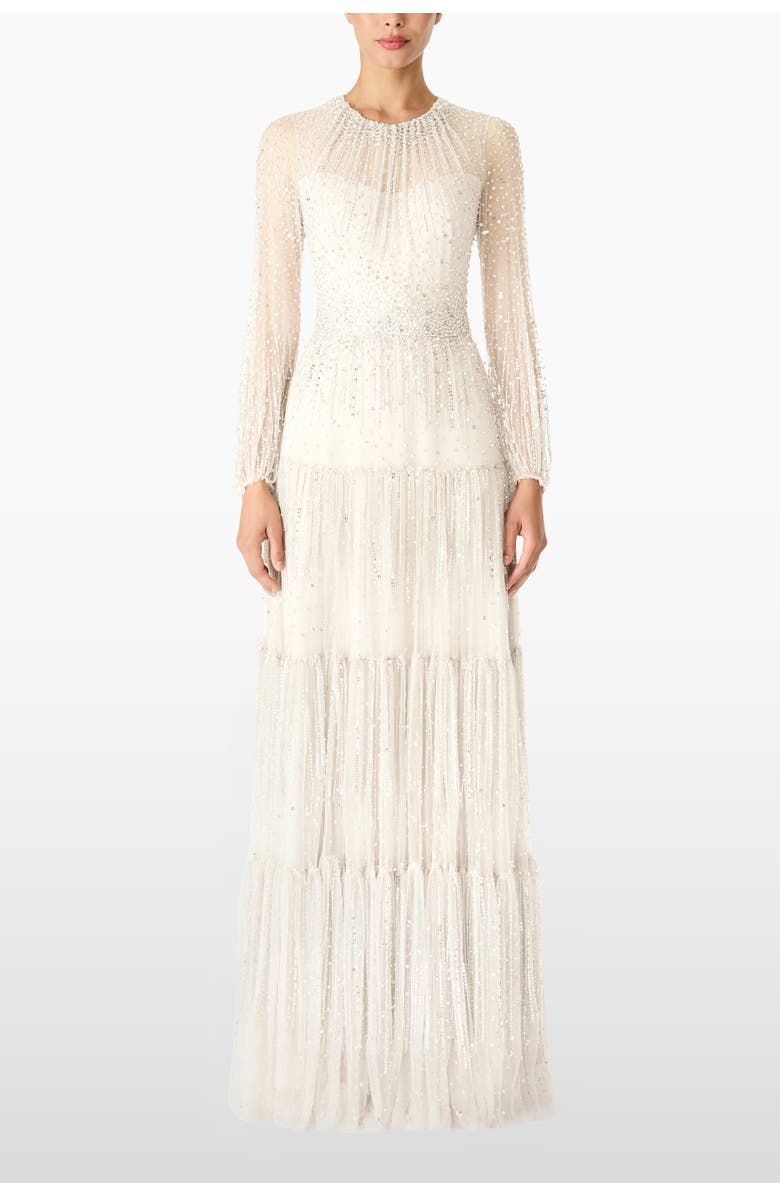 Jenny Packham Tramar Dress, Alternate, color, Ivory