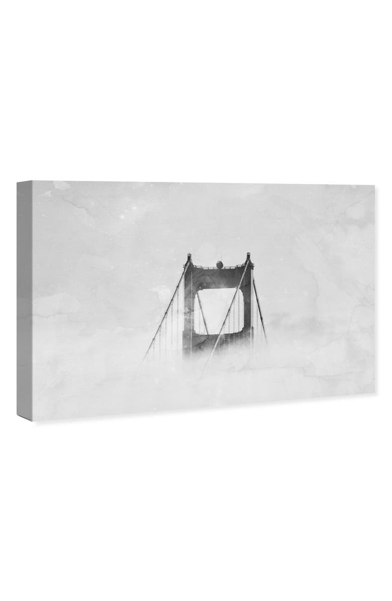 Oliver Gal Up So High Golden Gate Bridge Canvas Wall Art, Alternate, color,