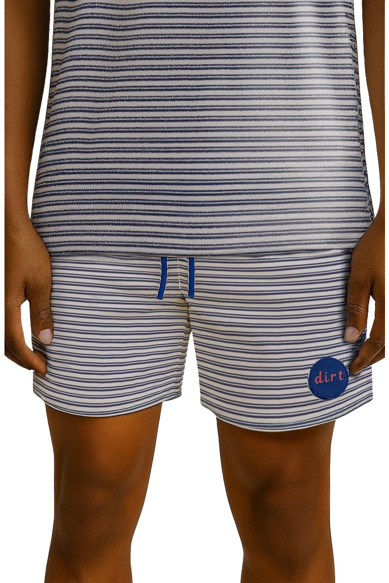 Vacay Stripe Drawstring Shorts, Main, color, BLUE/ WHITE
