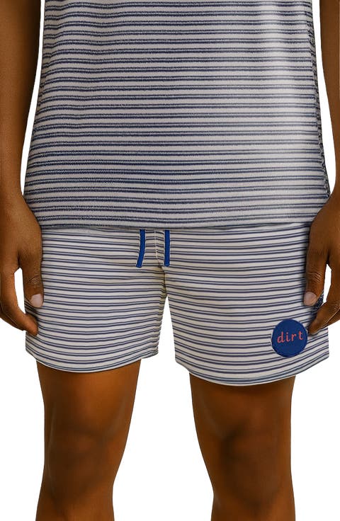 Vacay Stripe Drawstring Shorts