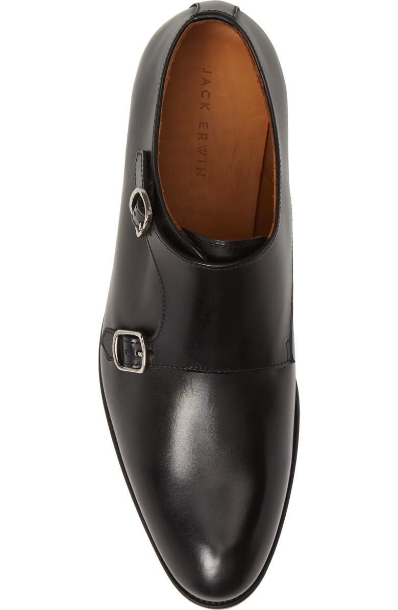 Jack Erwin Leroy Double Monk Strap Shoe, Alternate, color,