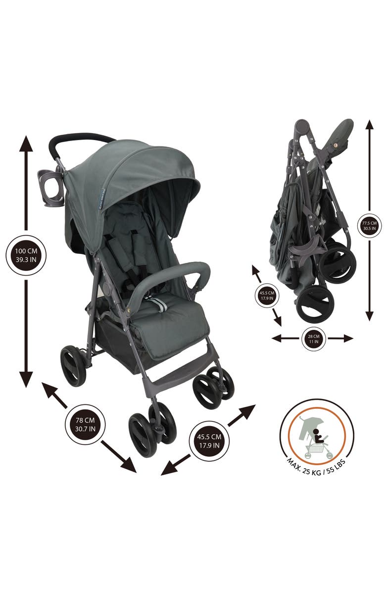 509 Crew Shopee Kids Lightweight Stroller, Alternate, color, Black