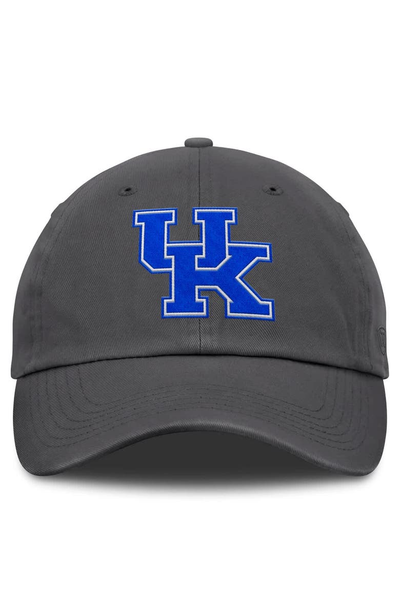 TOP OF THE WORLD Men's Top of the World Charcoal Kentucky Wildcats Champ Adjustable Hat, Alternate, color,
