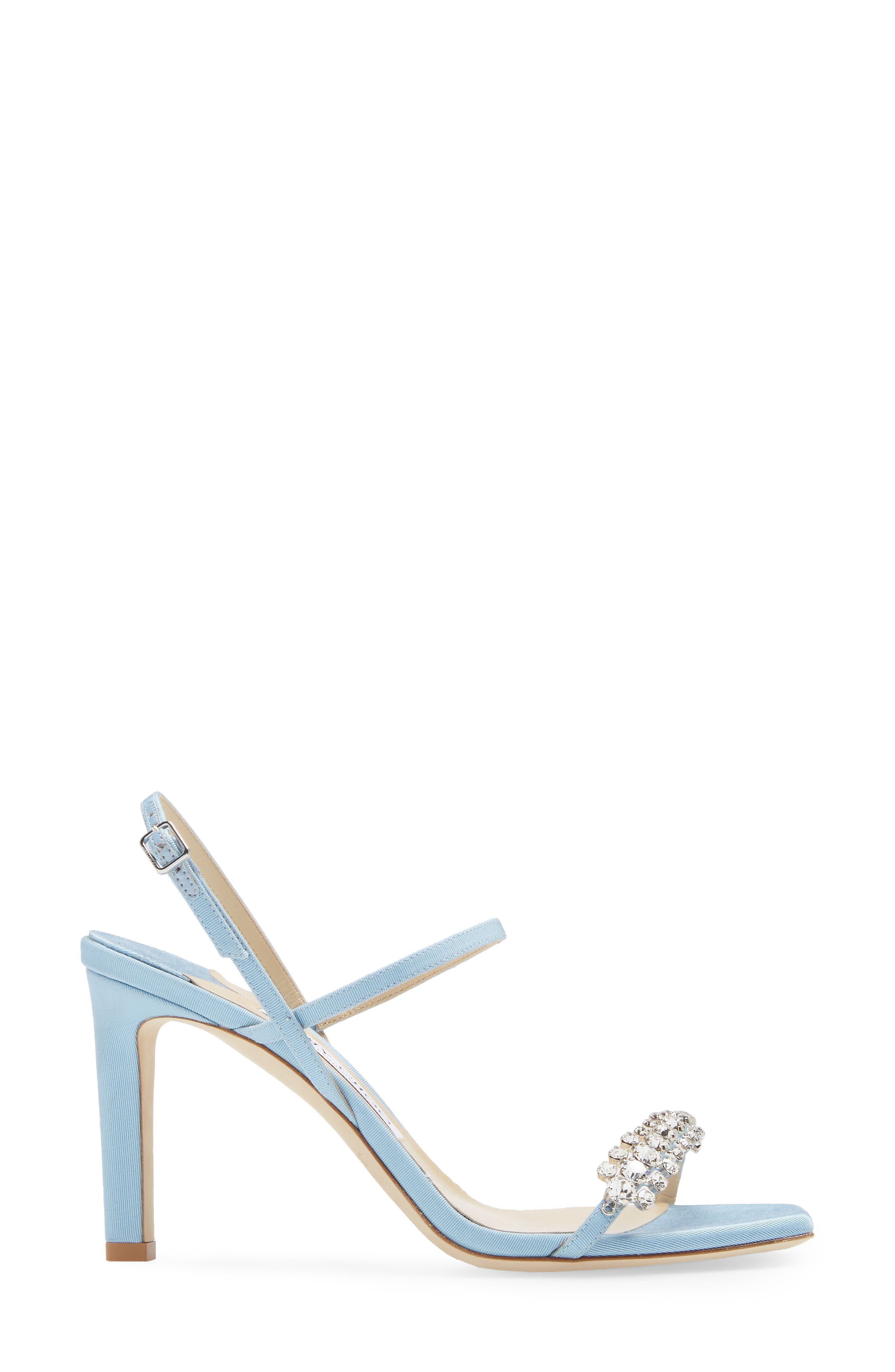 Jimmy Choo Meira Crystal Slingback Sandal, Alternate, color, 