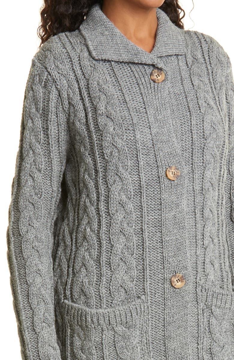 Ted Baker London Berriex Long Wool Cardigan, Alternate, color,