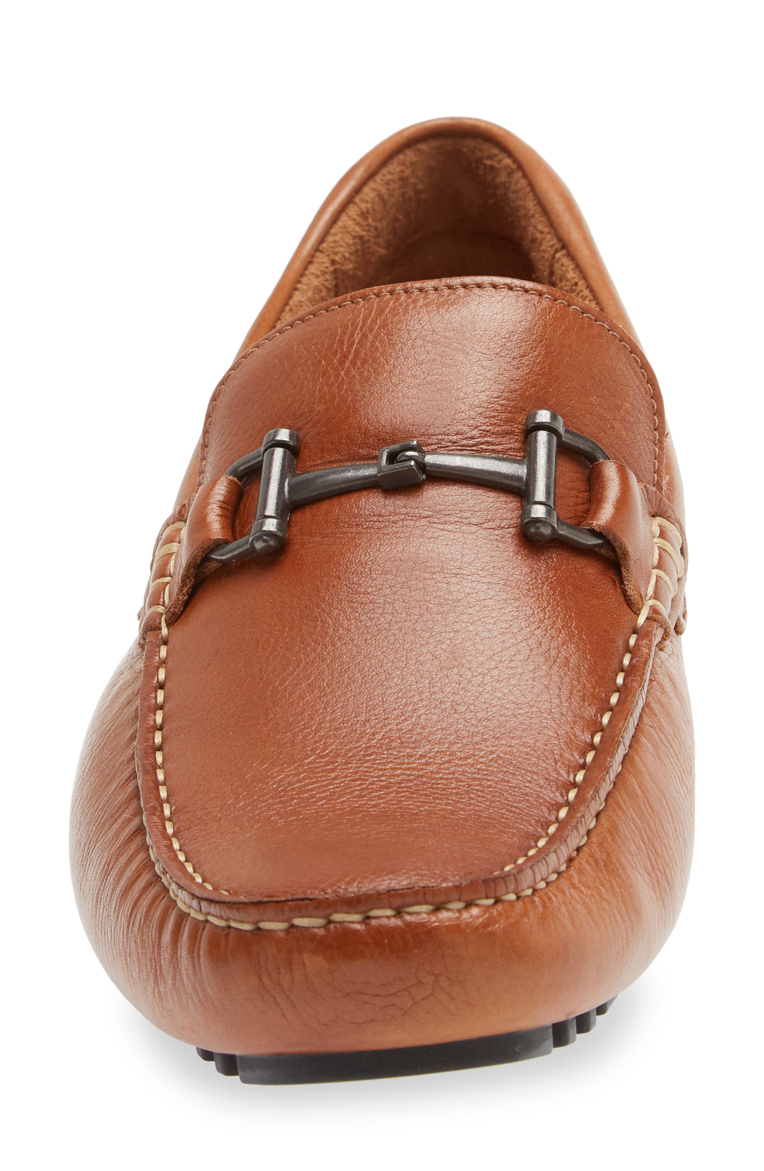 Bryce Bit Driving Shoe, Alternate, color, TAN LEATHER