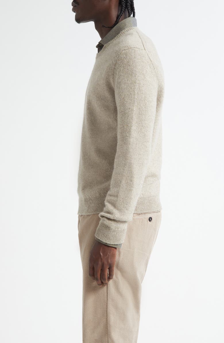 Massimo Alba Ares Crewneck Sweater, Alternate, color, Light Grey