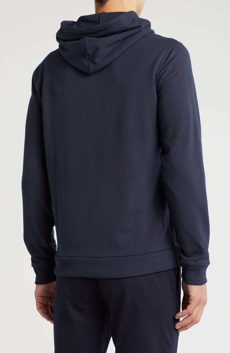 Theory Essential Relaxed Fit Hoodie, Alternate, color, Baltic