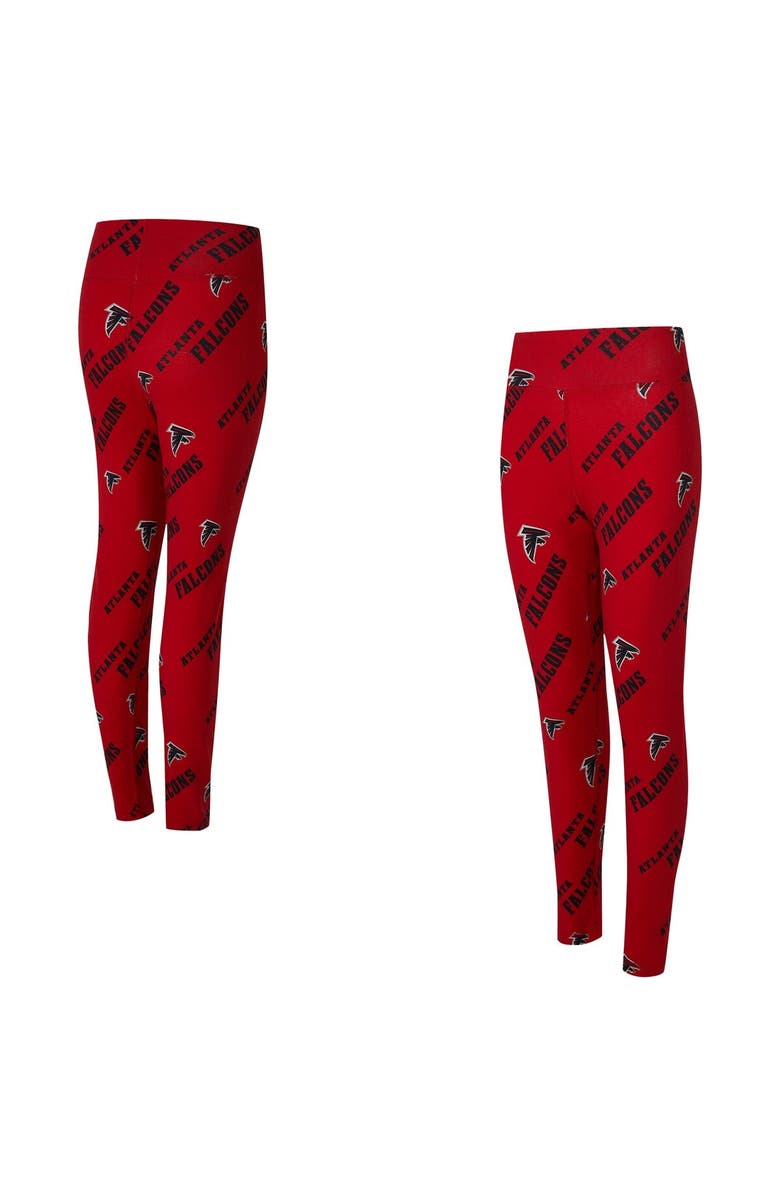 CONCEPTS SPORT Women's Concepts Sport Red Atlanta Falcons Mosaic Allover Print Leggings, Main, color, Red