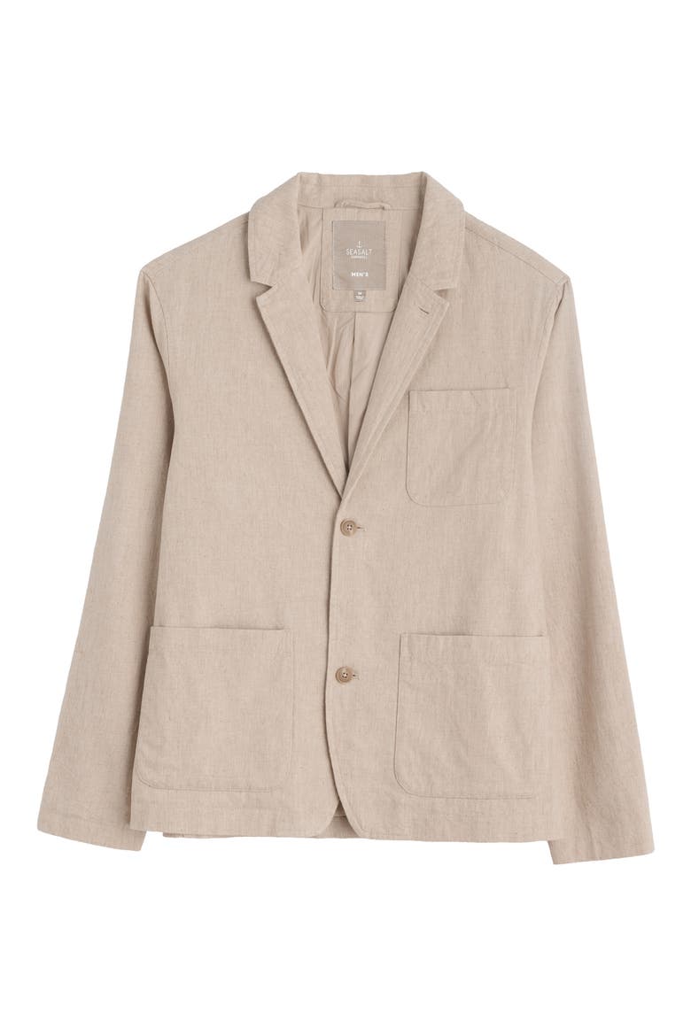 Messack Cotton & Linen Sport Coat, Alternate, color, UNDYED LINEN