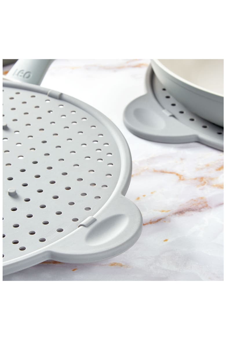 2-Pack Assorted Silicone Splatter Screens, Alternate, color, GREY