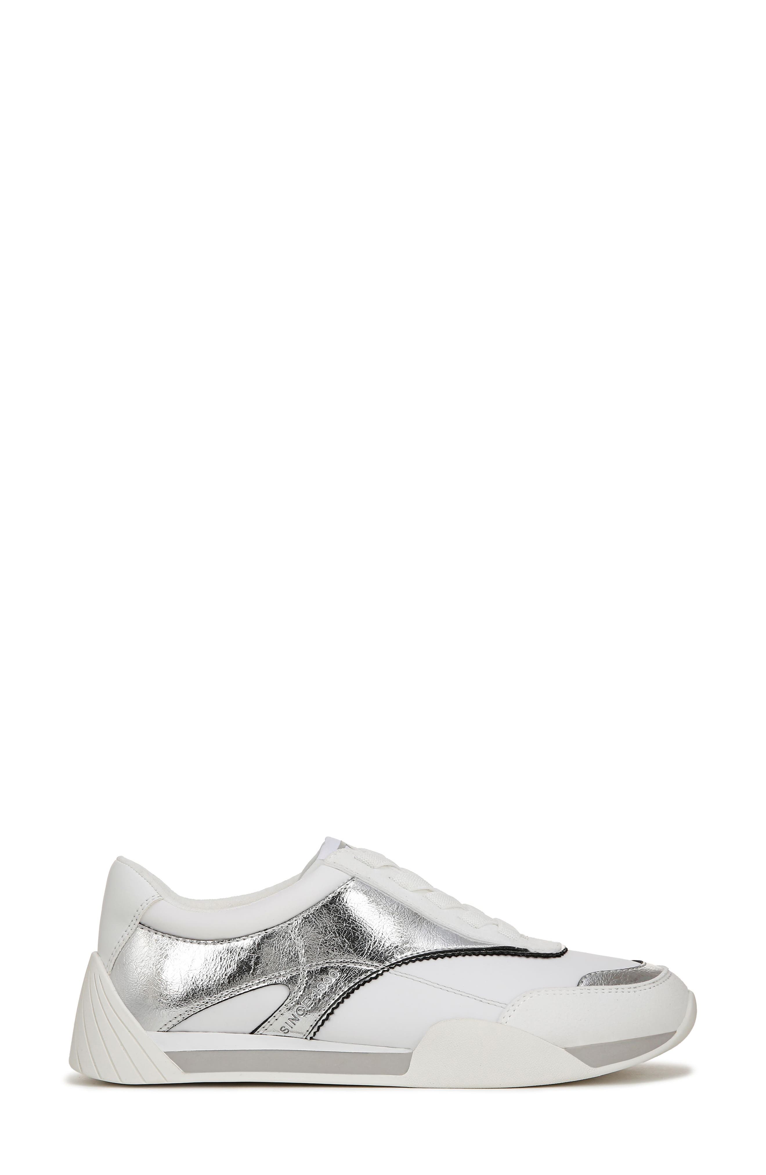 Franco Sarto Brescia Sneaker, Alternate, color, Silver