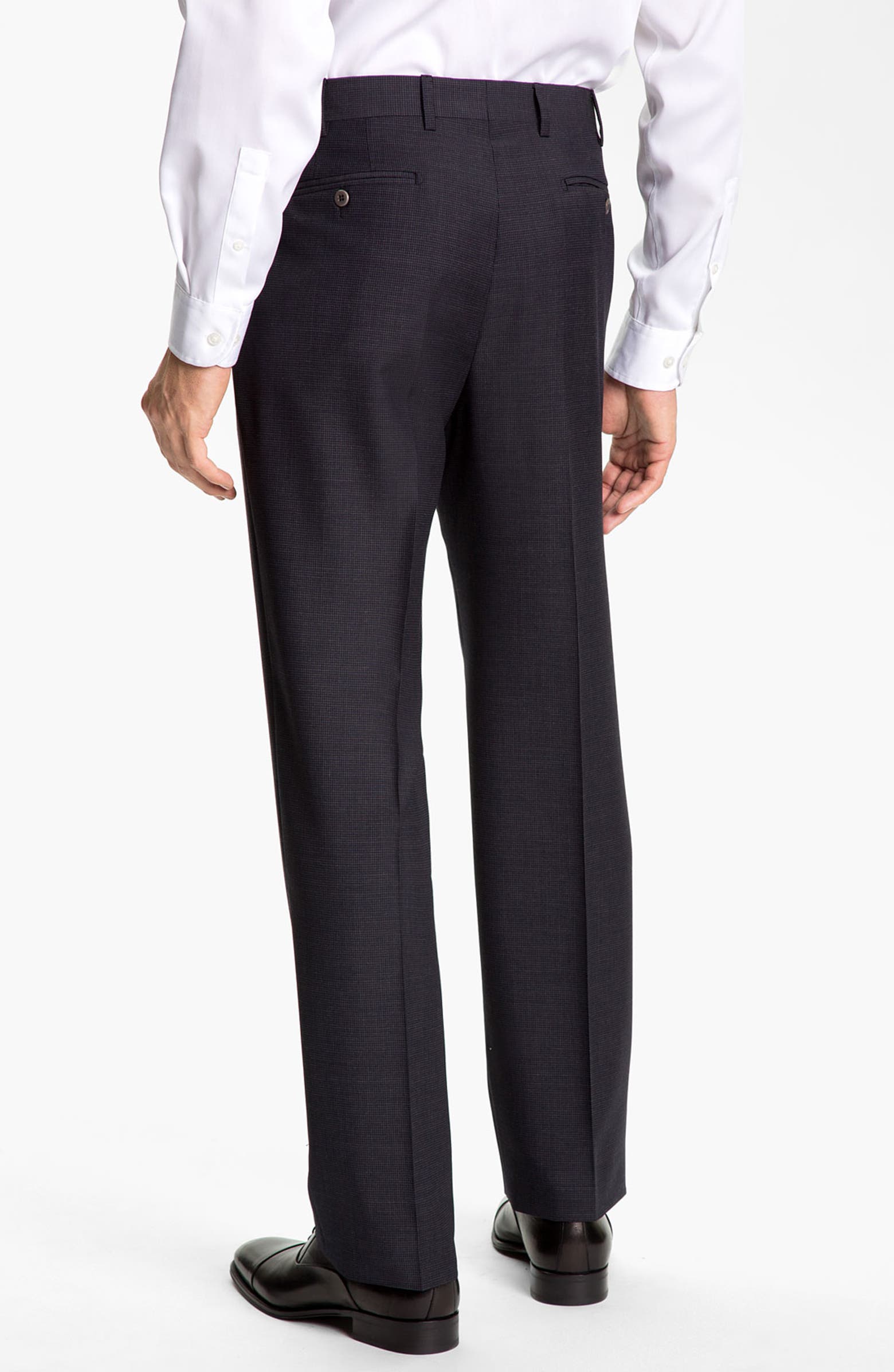 Zanella 'Todd' Box Check Trousers | Nordstrom